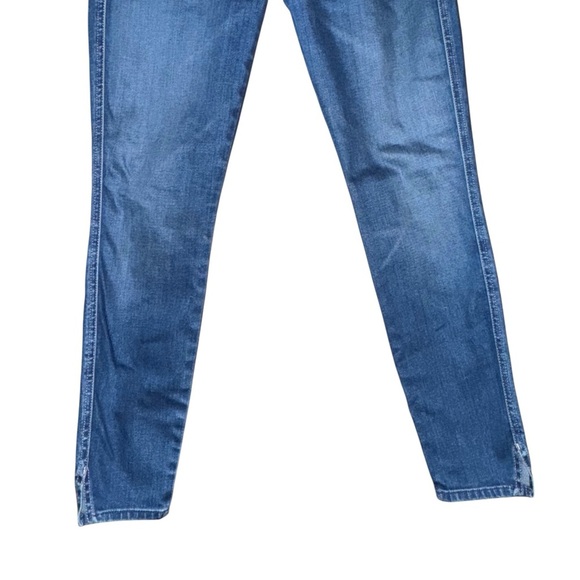 MOTHER The Vamp Spiked Heels to Tractor Wheels Skinny Ankle Jeans Blue Size 27 - Picture 5 of 15